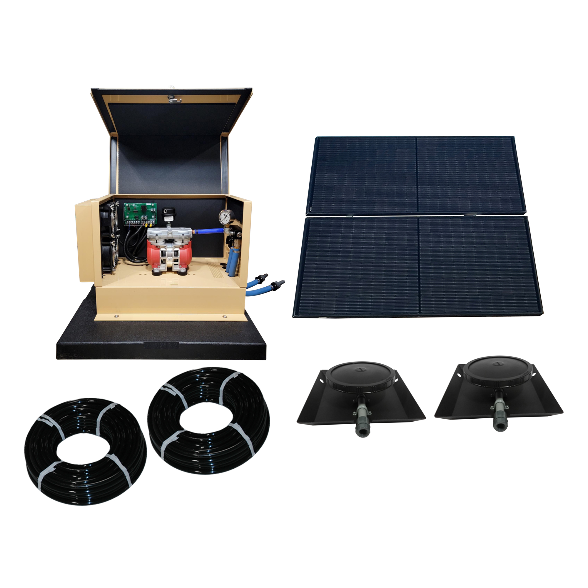 Outdoor Water Solutions, TurboAir II - Direct Drive Solar Pond Aerator, Model# SDD2422002S-SAP0423